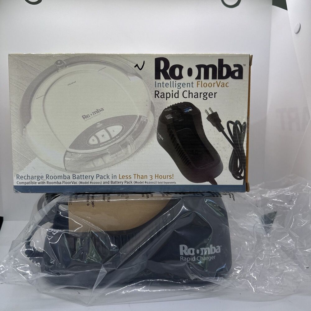 IRobot Roomba Vacuum Rapid Charger for Intelligent Floor Vac Model 02001 , 02002